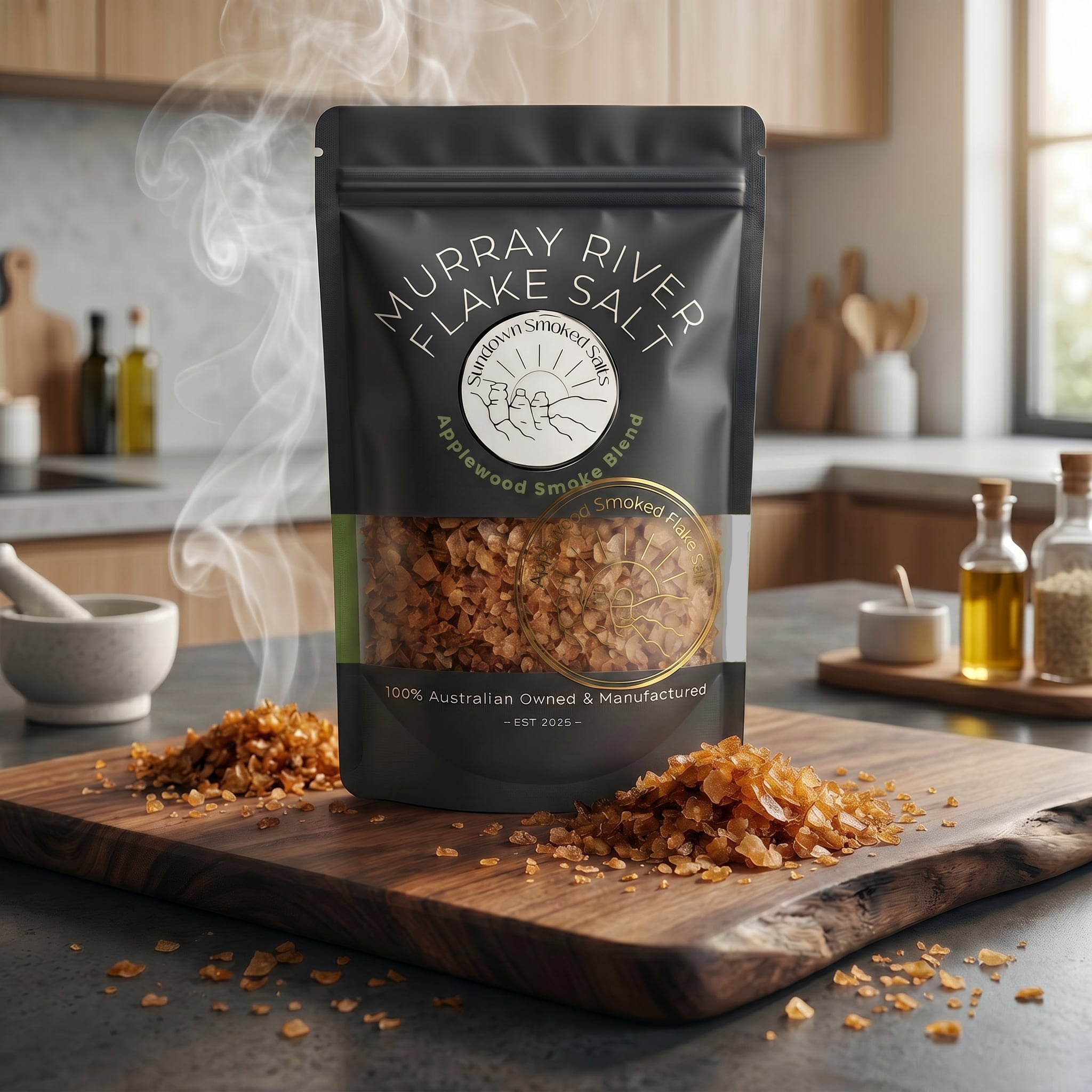 Murray River Flake Salt - Applewood Smoke Blend